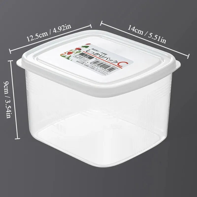 1PC Refrigerator Preservation Box Frozen Meat Refrigeration Box Food Storage Box Sorting Storage Sruit Vegetable Drainage Box