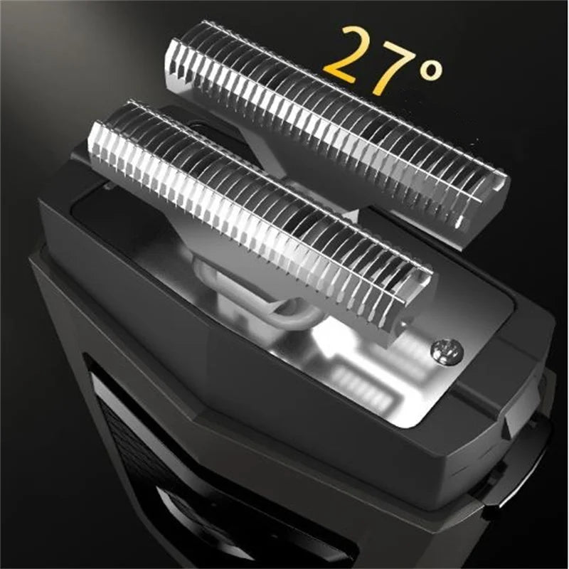 Washable Electric Self Hair Trimmer Self-Service Haircut Kit Portable Fade Style Clipper For Men Wet Dry Male Bald Head Shaver