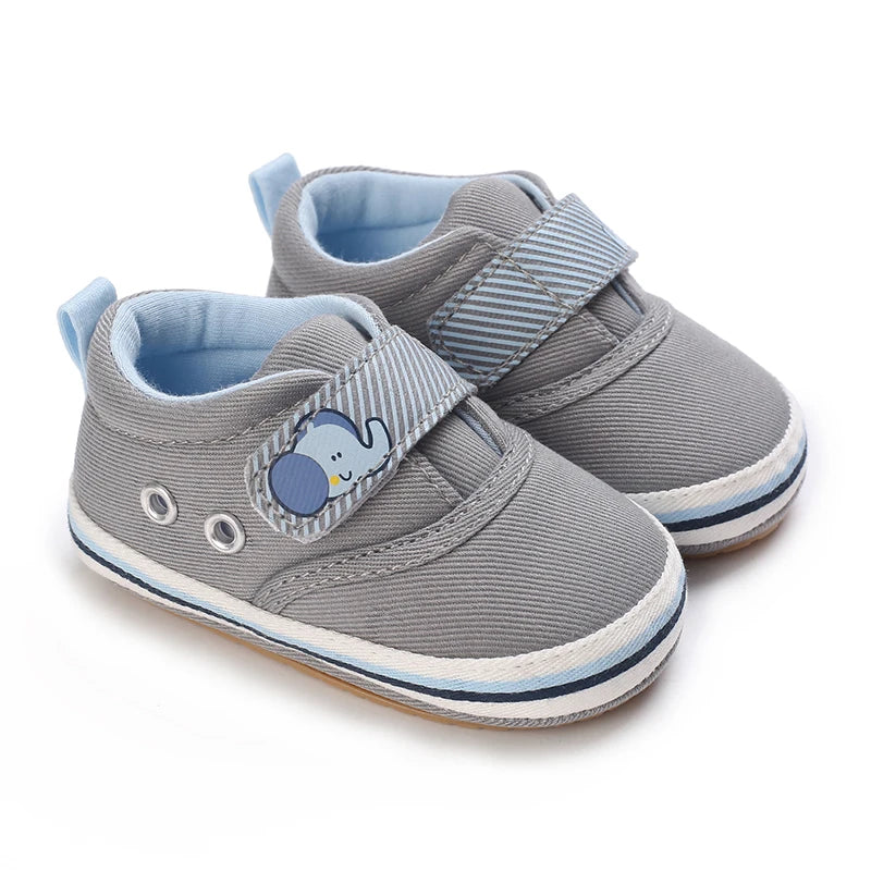 Baby Fashion Canvas Casual Sports Shoes Boys' Classic First Walker Baby Anti slip Walking Shoes