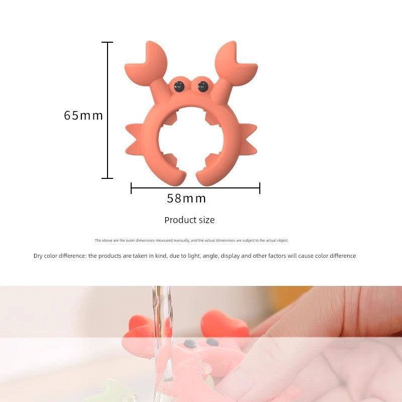 Silicone Stove Anti-Overflow Spoon Kitchenware Movable Truner Frame