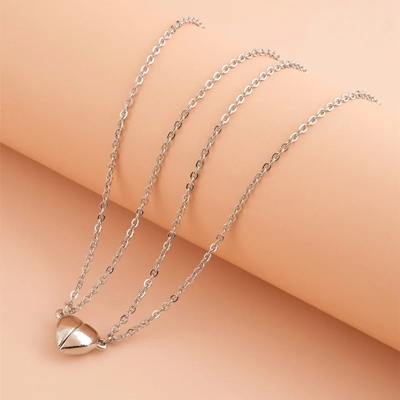 2019 Female New Heart Star Necklace Meteorite Pendant Transparent Fishing Line Invisible Women Zircon Pendants Necklace Jewelry