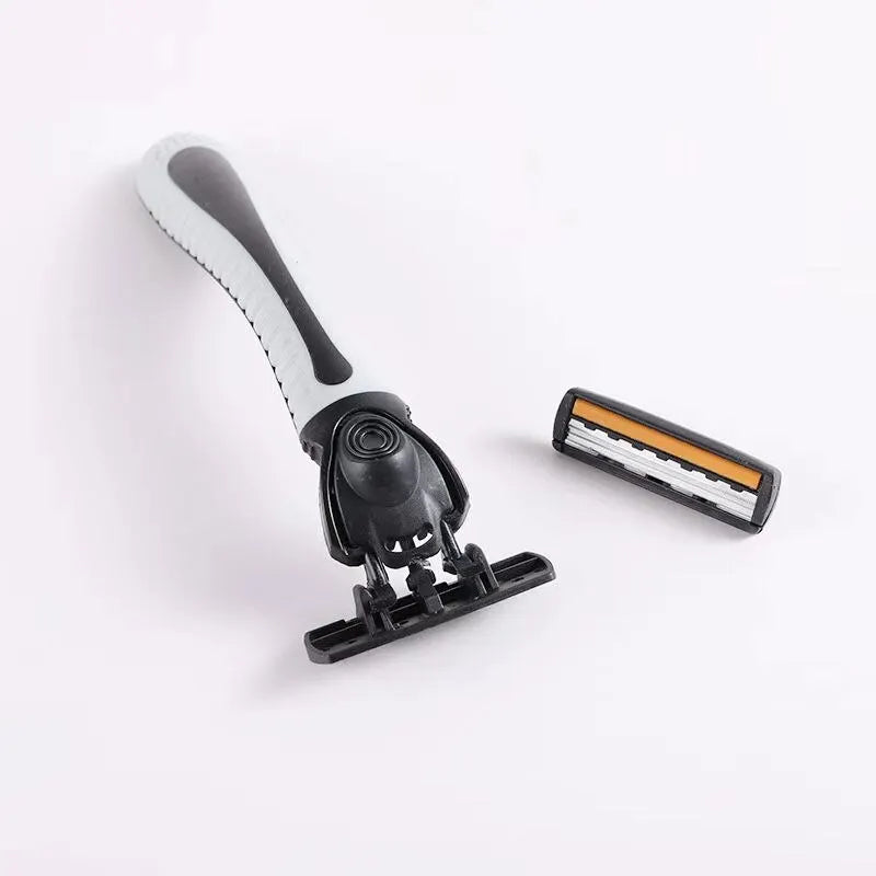 Men Shaver Brand New Design Men Razor Shaving Three Layer Shaver Reusable Razor Imported Blade Multi Tool Head Change