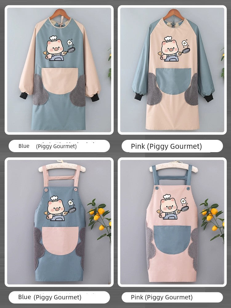 Oil-Proof Household Internet Celebrity Catering Men and Women Fashion Apron