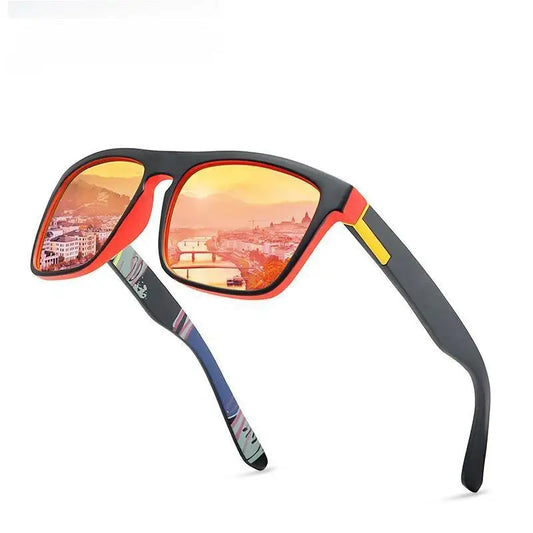 Men Polarized Sunglasses Bright Film Sports Sun Glasses Elastic Paint Frame Sports Outdoor Travel Eyewear T232