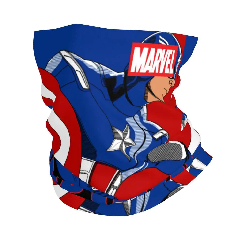 Limited Edition Bandana Neck Gaiter Motorcycle Club Marvel Face Scarf Cycling Face Mask Hiking Unisex Adult All Season