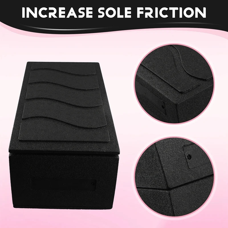 New-3Pcs Yoga Bricks Squat Wedge Blocks Slant Boards Adjustable Non-Slip Foot Stretcher For Exercise Yoga Fitness Gym