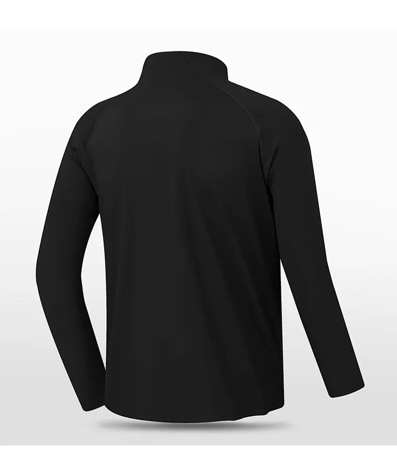 SBWL High quality Mens outdoor hiking golf running breathable Polo shirt Office casual Polo long-sleeved Sports base shirt Tops