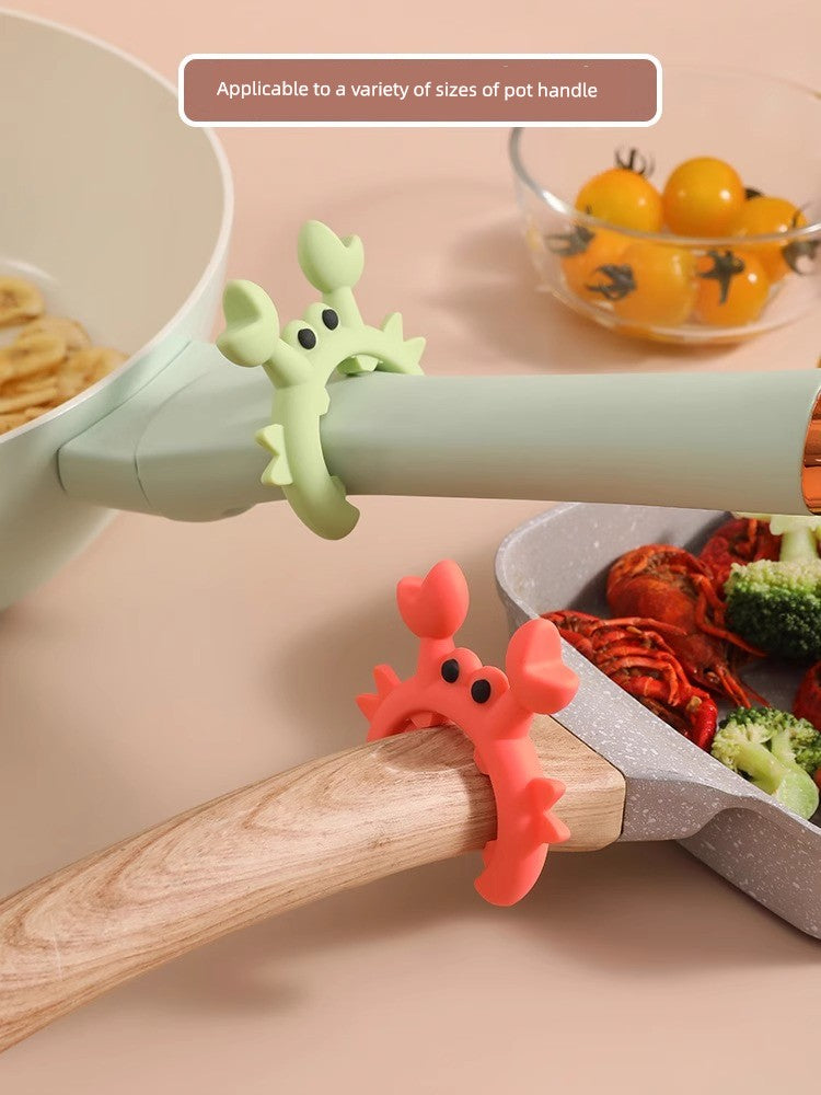 Silicone Stove Anti-Overflow Spoon Kitchenware Movable Truner Frame