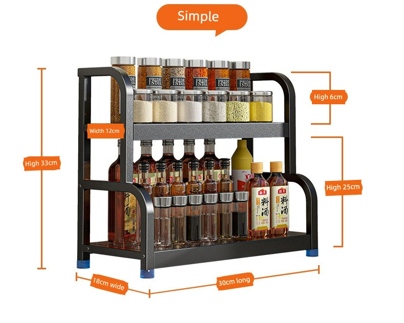 Multi-level stand - great for kitchen spices, knives, etc.