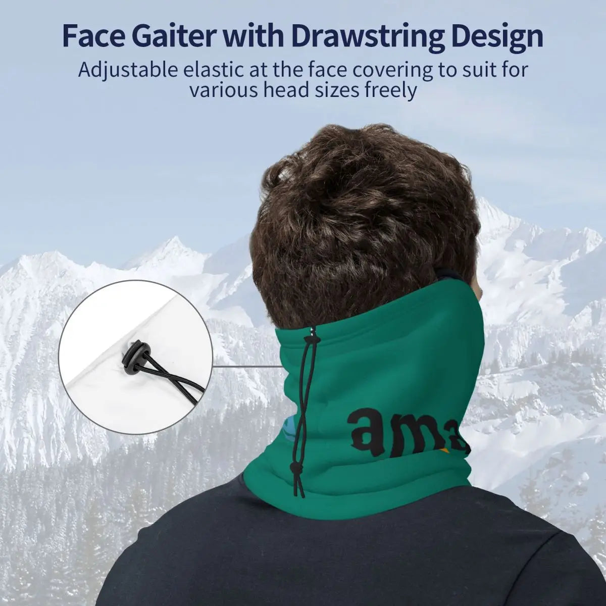 Amazon Prime Motorcycle Bike Bicycle Outdoor Mask Bandana Neck Warmer Scarf