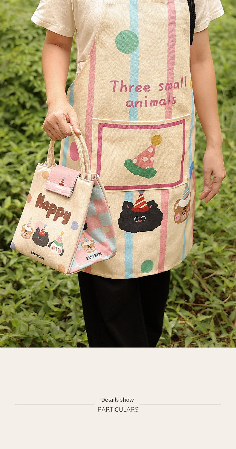 For Home Cute Spring and Summer Good-looking Oil-Proof Apron