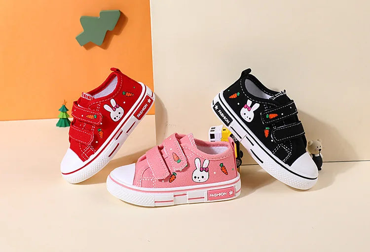 CKid Shoes Sneaker Shoe Boys Girls Baby Cartoon Canvas Sports Shoes Spring Autumn Children Board Shoes with Leisure New Fashion