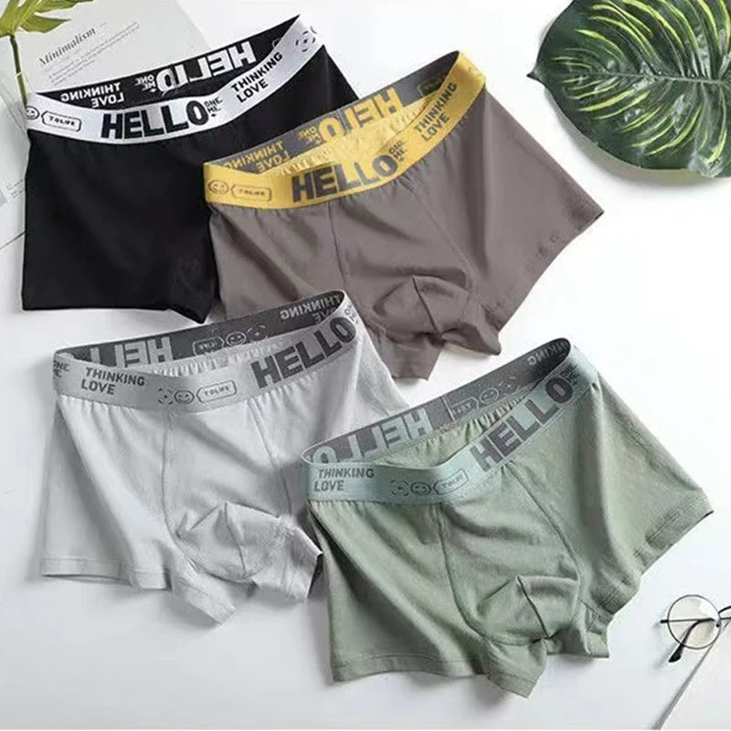 Men's Underwear Men Underpants Shorts Boxer Breathable Boxer Briefs Boy Boxers Male Panties