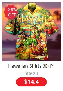 Hawaiian Shirts for Men Cool Bohemia Style Short Sleeve Black and White hirts Cool Summer Creative Tops Vintage Breathable