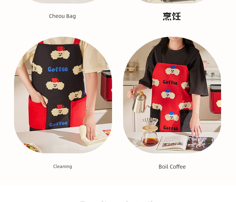 Cooking Kitchen For Home Internet Celebrity Oil-Proof Catering Apron