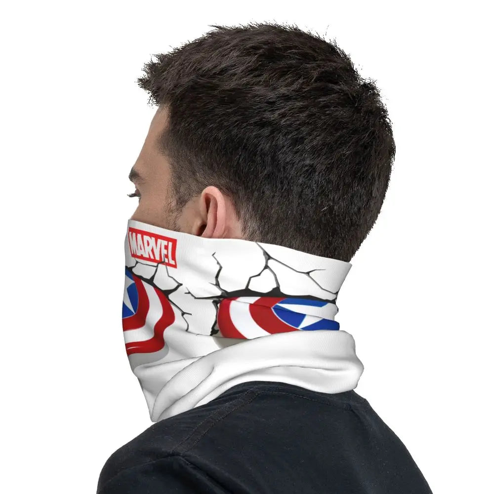 Limited Edition Bandana Neck Gaiter Motorcycle Club Marvel Face Scarf Cycling Face Mask Hiking Unisex Adult All Season