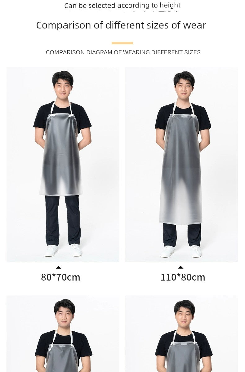 Transparent Commercial Catering Fish-Killing Disposable Waterproof Apron