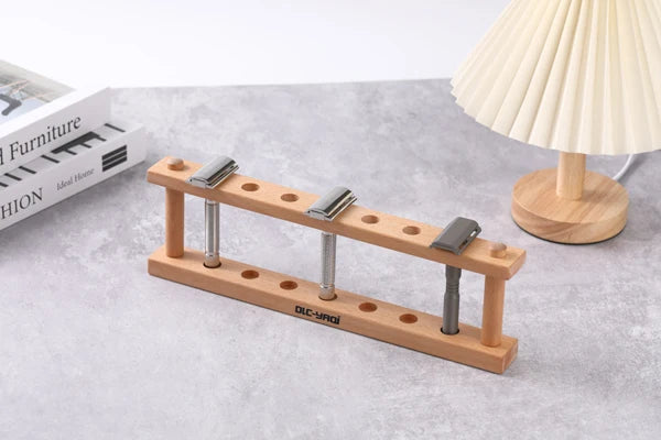 YAQi  Beech  Wood Razor Holder For Safety Razors