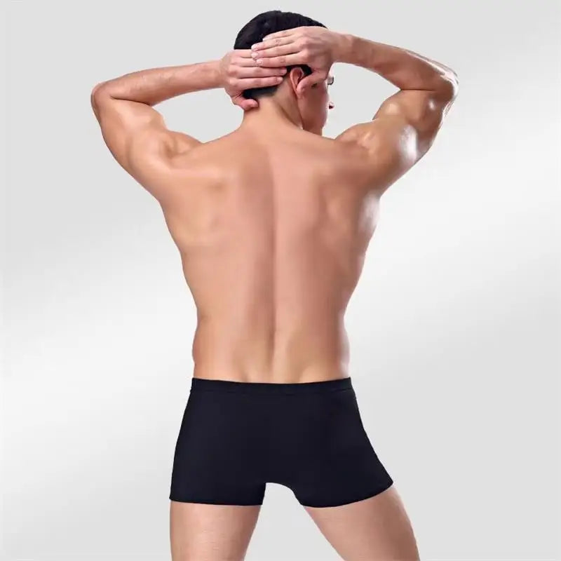 7Pcs/LotMen's Underwear Sexy Boxer Solid Color Boxer High-quality Moda Comfortable Soft Panties Boxer Underwear Large Size L-6XL