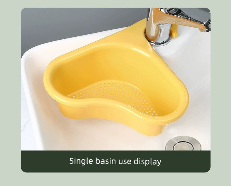 Sink basket for kitchen sponges