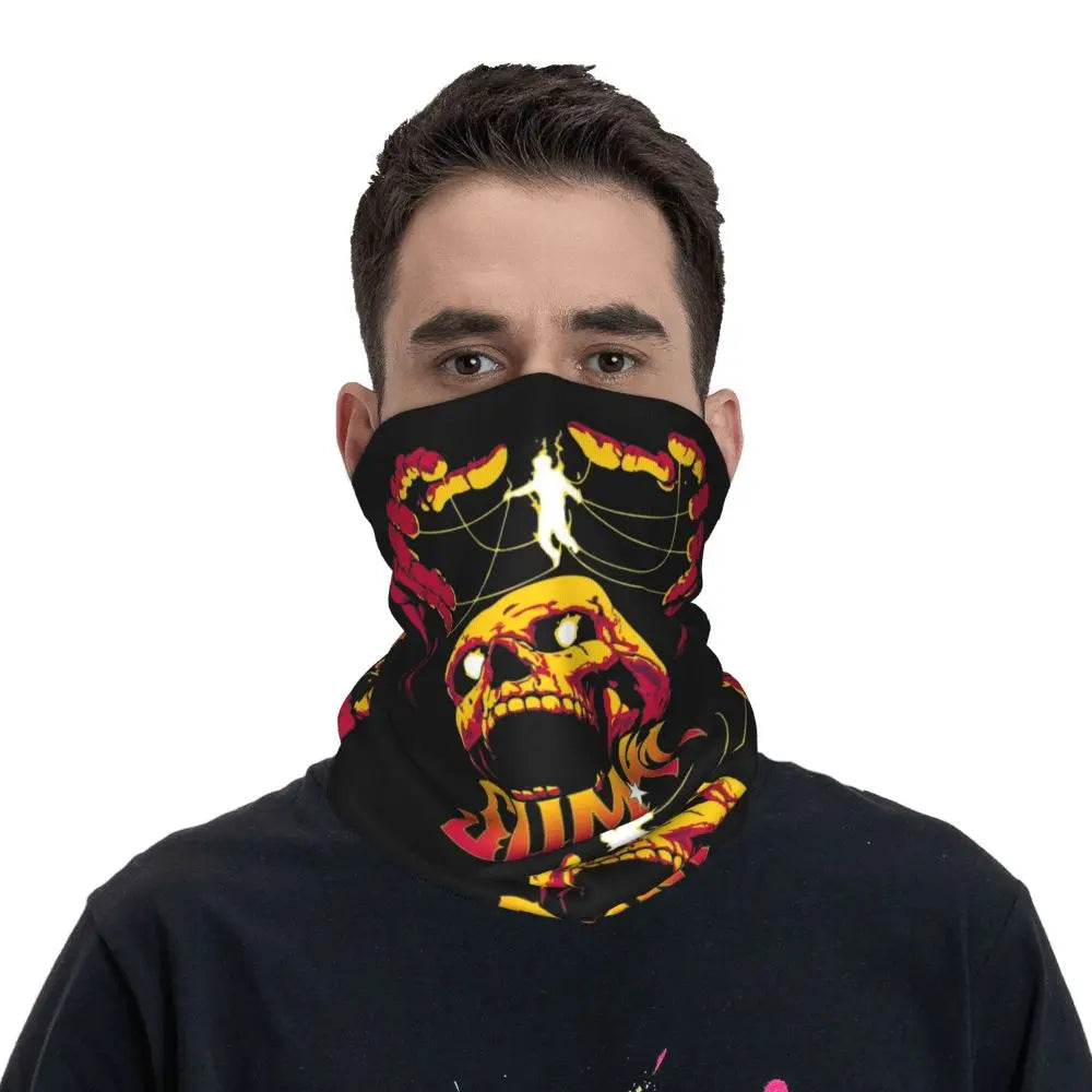 Sum 41 Band Bandana Neck Gaiter Printed Mask Scarf Multifunctional Headwear Running for Men Women Adult Breathable