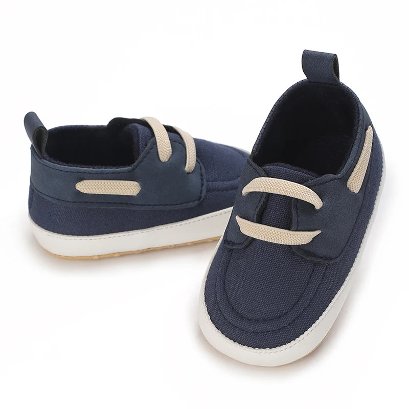 Lucky Blue Four Seasons Baby Soft Sole Walking Shoes for 0-1 Year Old Boys Casual Lightweight Sports Shoes Indoor Walking Shoes