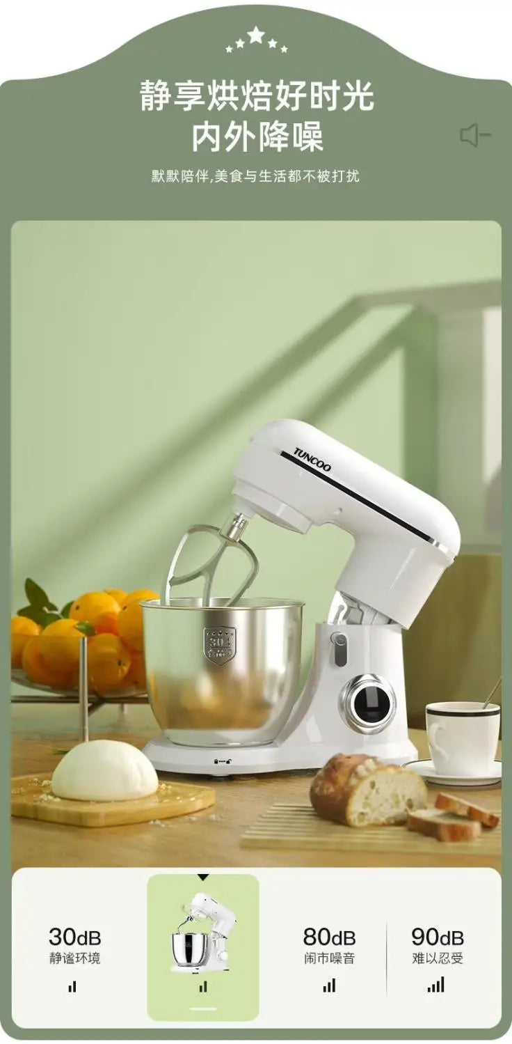 Household Small Automatic Egg Beater Multi-function Dough Mixer Bread Blenders Kitchen Aid Standing Spiral Stand Blender Machine