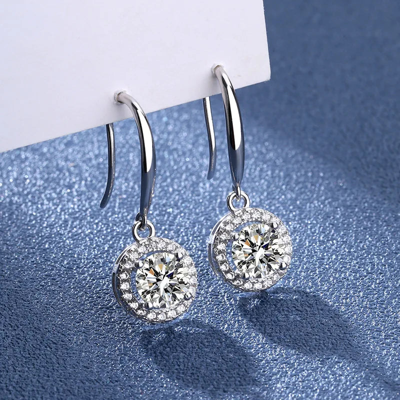 925 Sterling Silver Star Stud Earrings AAA Zircon High Quality For Women Earring Wedding Fine Jewelry Accessories  Party Gift