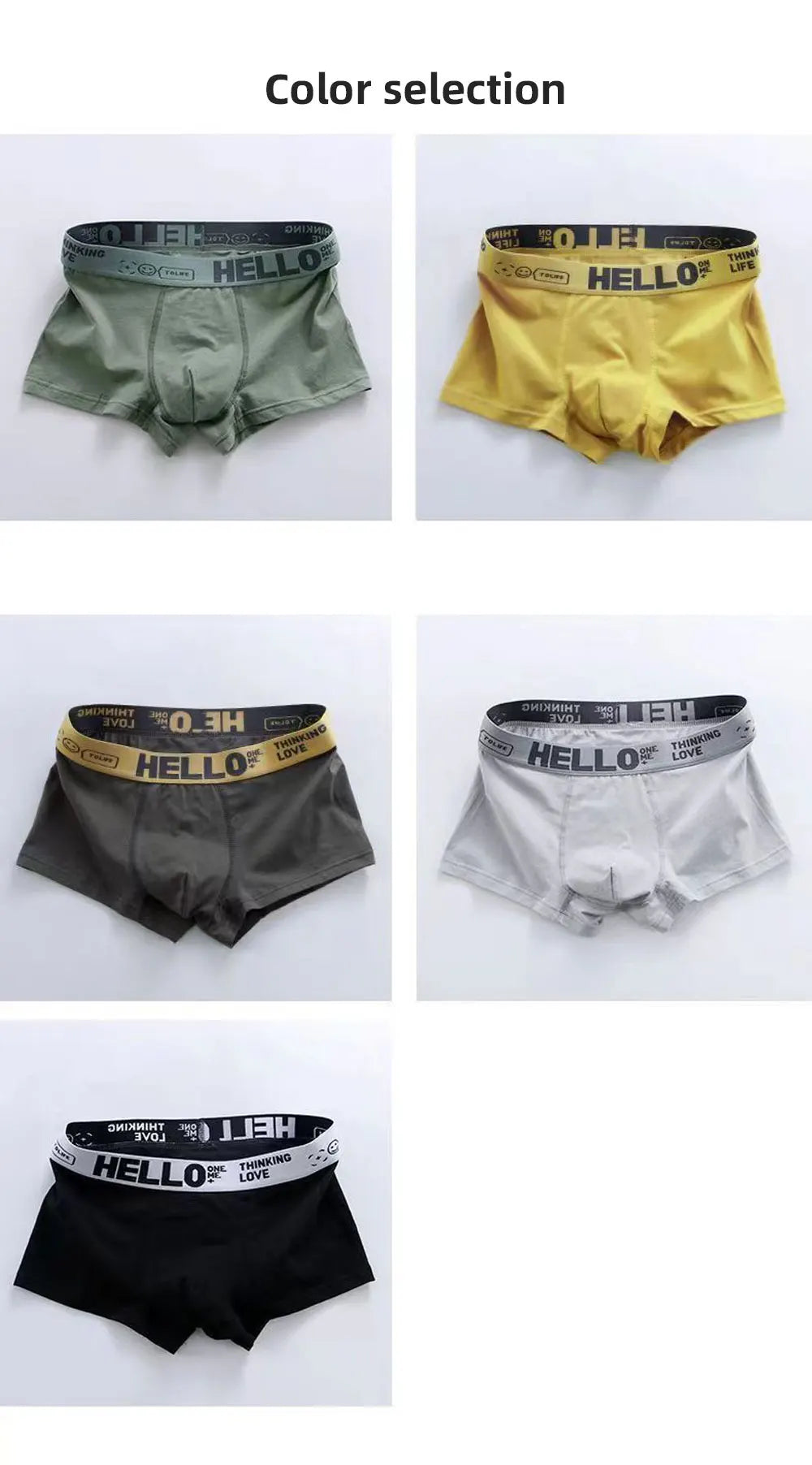 Men's Underwear Men Underpants Shorts Boxer Breathable Boxer Briefs Boy Boxers Male Panties