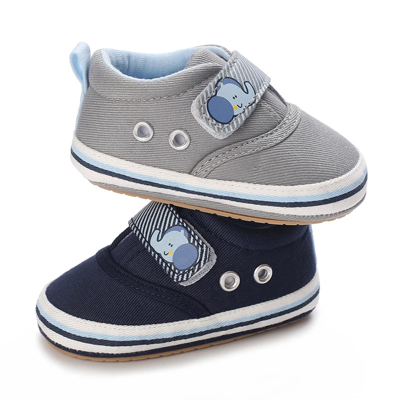 Baby Fashion Canvas Casual Sports Shoes Boys' Classic First Walker Baby Anti slip Walking Shoes