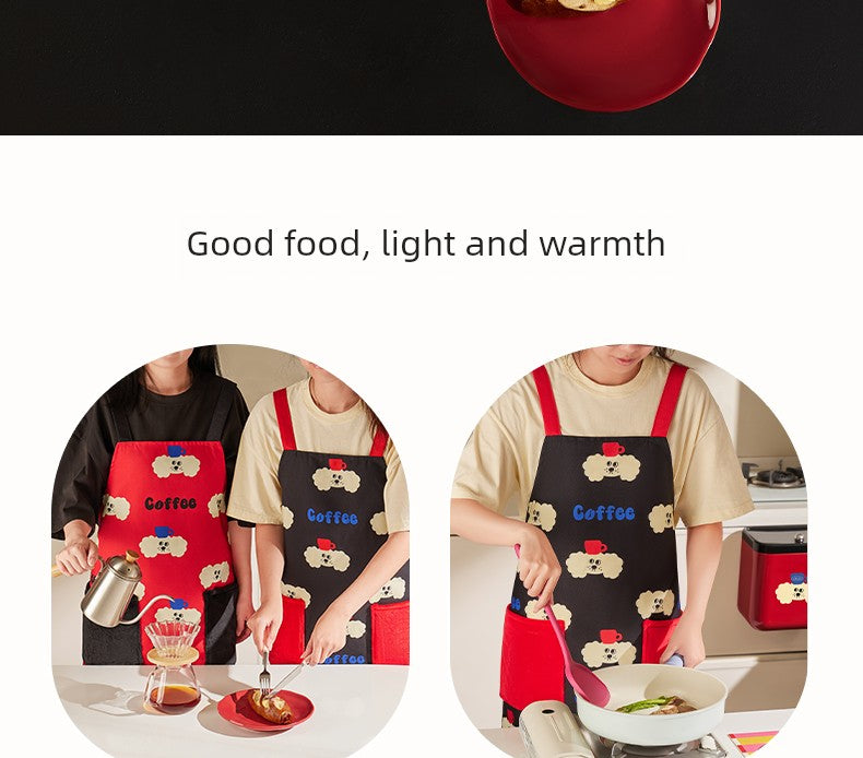 Cooking Kitchen For Home Internet Celebrity Oil-Proof Catering Apron