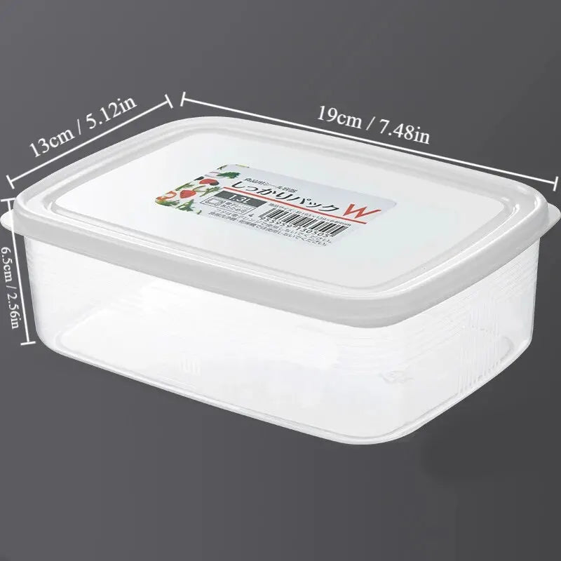 1PC Refrigerator Preservation Box Frozen Meat Refrigeration Box Food Storage Box Sorting Storage Sruit Vegetable Drainage Box