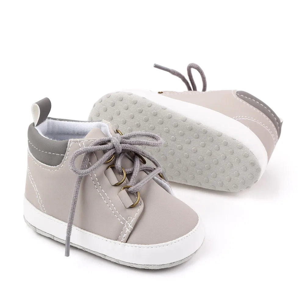 Baby Shoes Spring and Autumn Style Soft Cotton Anti-slip Sole Cassual for Boys and Girls 0-9-18 Months Toddler Prewalking D2351