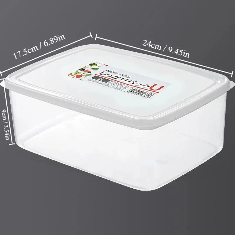 1PC Refrigerator Preservation Box Frozen Meat Refrigeration Box Food Storage Box Sorting Storage Sruit Vegetable Drainage Box