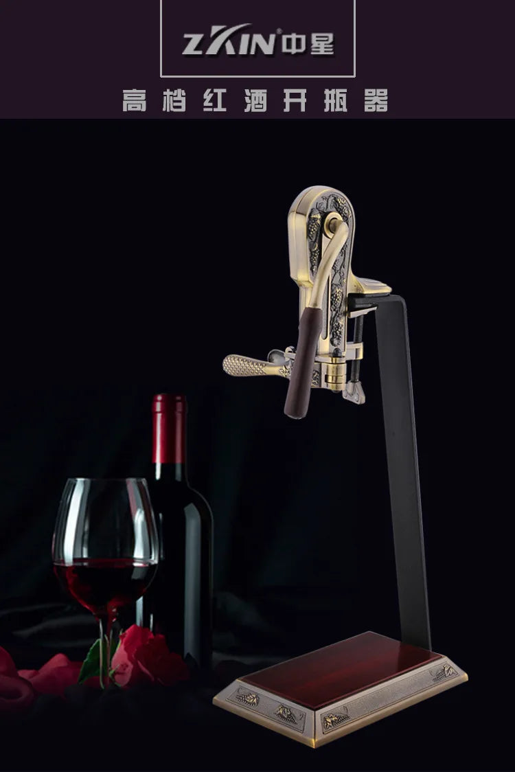 Exclusive for Cross-Border Kitchen Gadget Red Wine Zinc Alloy Bottle Opener Rabbit-Shaped Bottle Opener Wine Set Gift