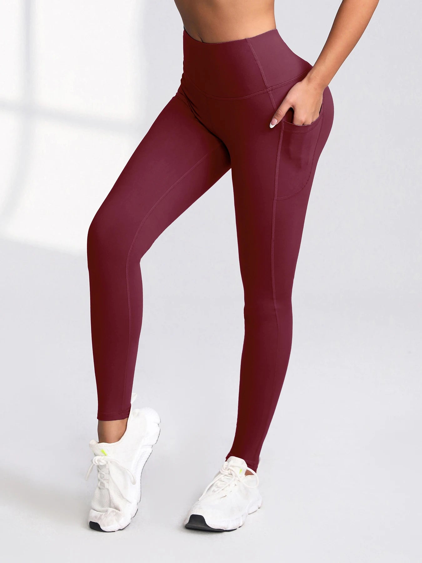 CHRLEISURE 2024 Autumn Pockets Gym Leggings Women Fitness High Waist Activewear Sporty Leggings Women Fashion Pockets Pants