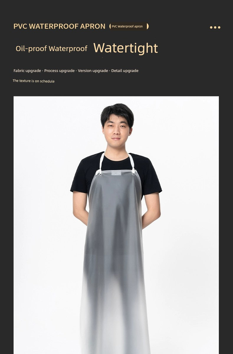 Transparent Commercial Catering Fish-Killing Disposable Waterproof Apron