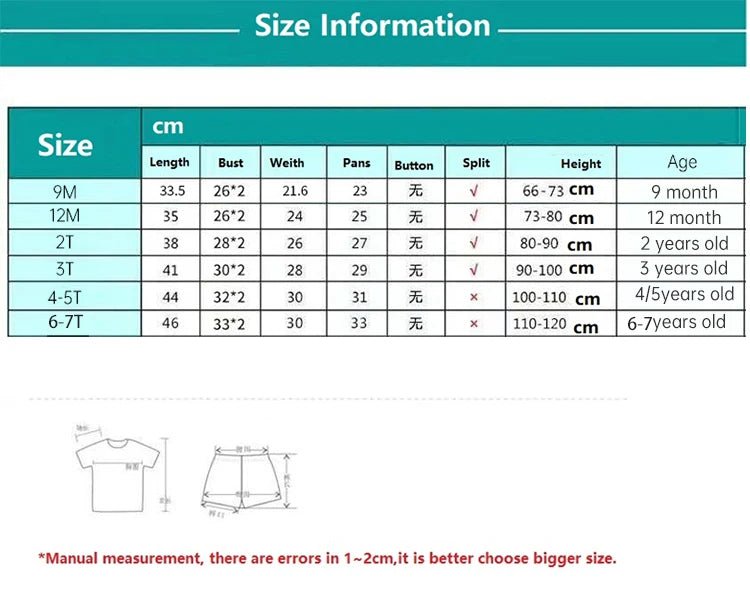 2PCS mother Kids Clothes Children's Sets Boys Girl T-shirt Shorts Summer Cotton Short sleeve Baby Children Clothing Toddler Suit