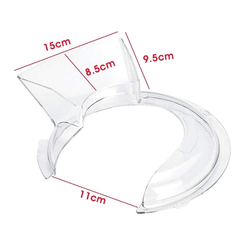 Clear Safety Shield Splash Guard For Kitchenaid 4.5-5 Quart Mixer Bowl, For Kitchenaid Aid Tilt-Head Stand Mixers