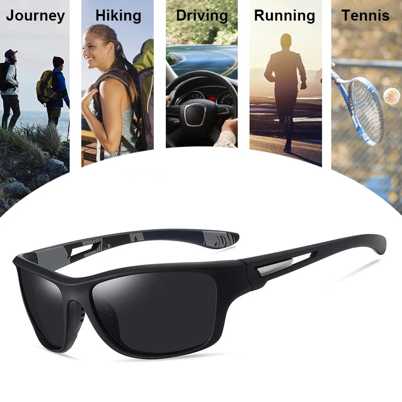 Sports Polarized Sunglasses Fashion UV400 Eyewear for Driving Fishing Hiking Running Cycling Men Women Unisex Outdoor Glasses