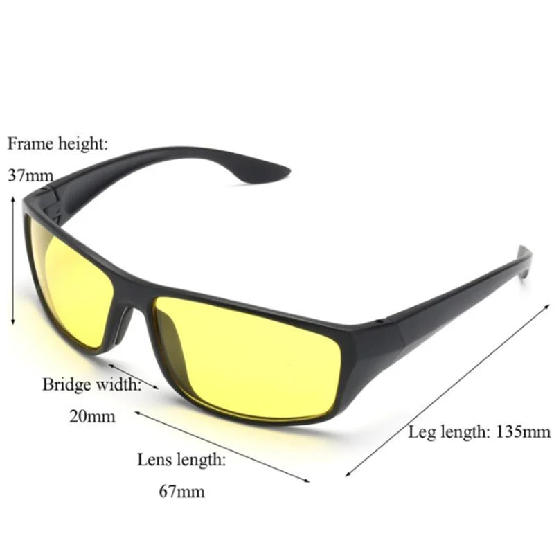 Vintage Sunglasses Men Driving Rectangle Design Sun Glasses Female Male Eyewear Black Big Frame Sunglasses Mens