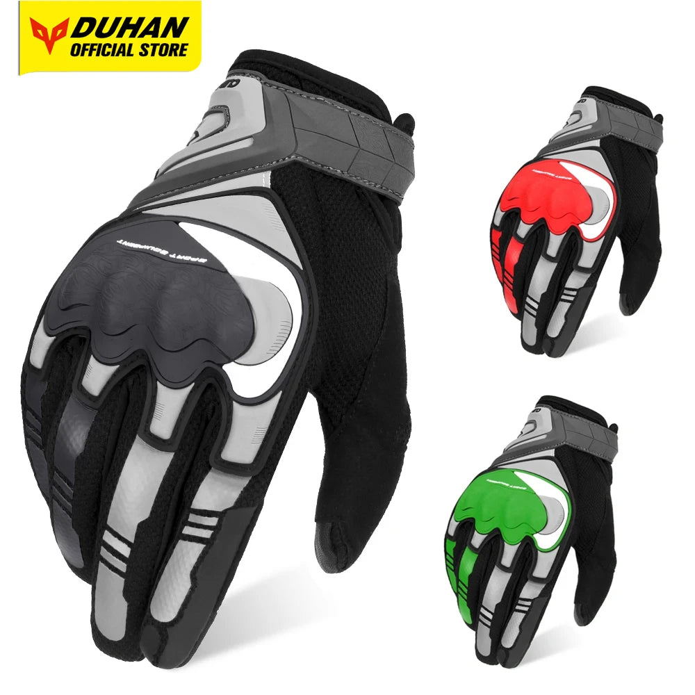 Motorcycle Gloves Breathable Full Finger Protective motorbike Touch Screen Men Racing Moto Motocross Outdoor Sports Gloves