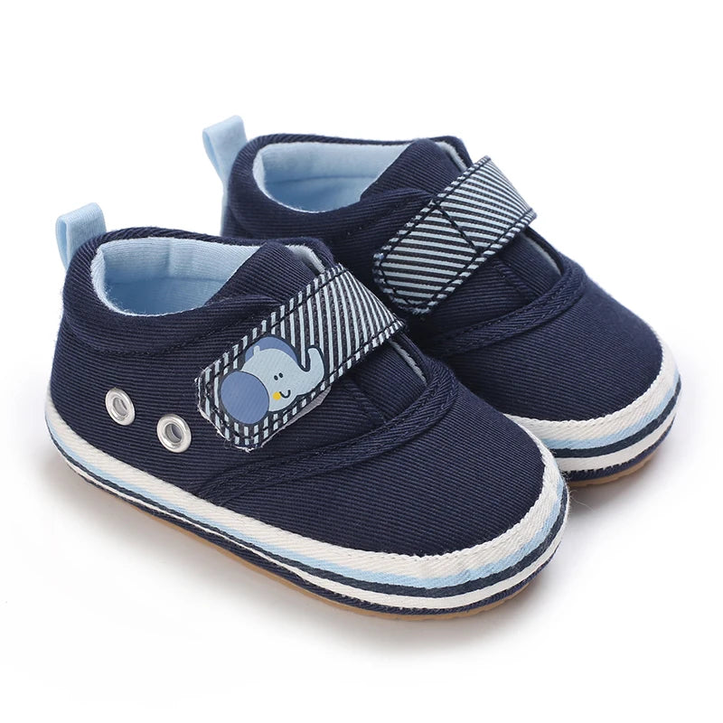 Baby Fashion Canvas Casual Sports Shoes Boys' Classic First Walker Baby Anti slip Walking Shoes