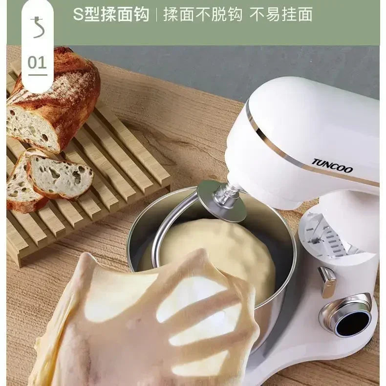 Household Small Automatic Egg Beater Multi-function Dough Mixer Bread Blenders Kitchen Aid Standing Spiral Stand Blender Machine