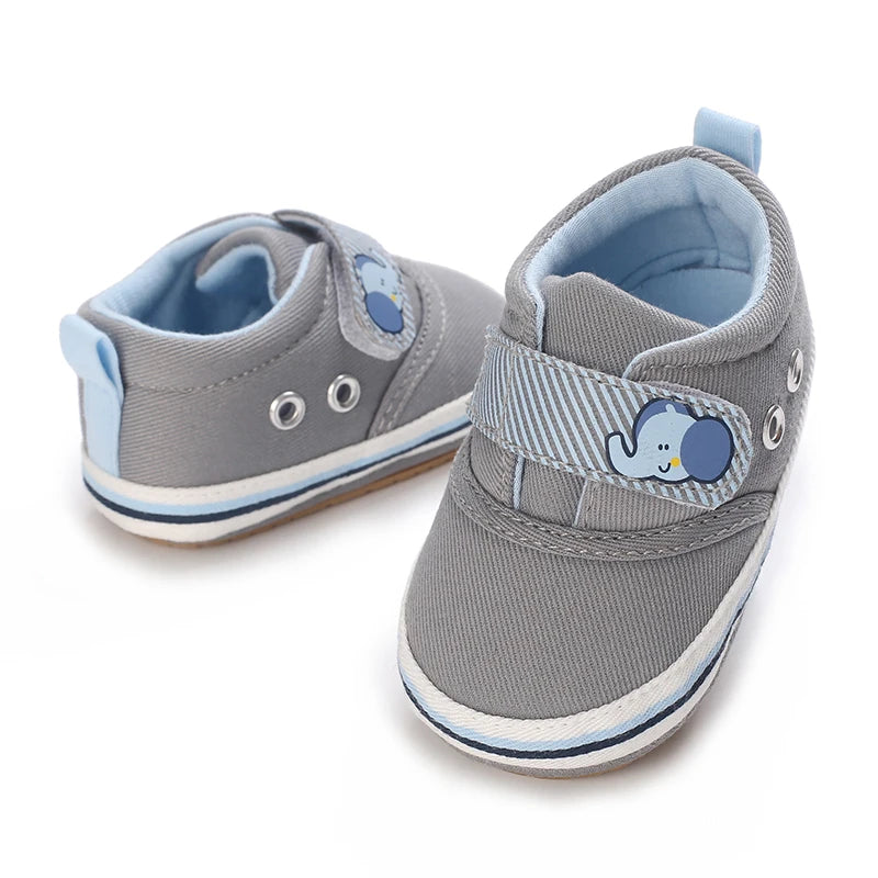 Baby Fashion Canvas Casual Sports Shoes Boys' Classic First Walker Baby Anti slip Walking Shoes