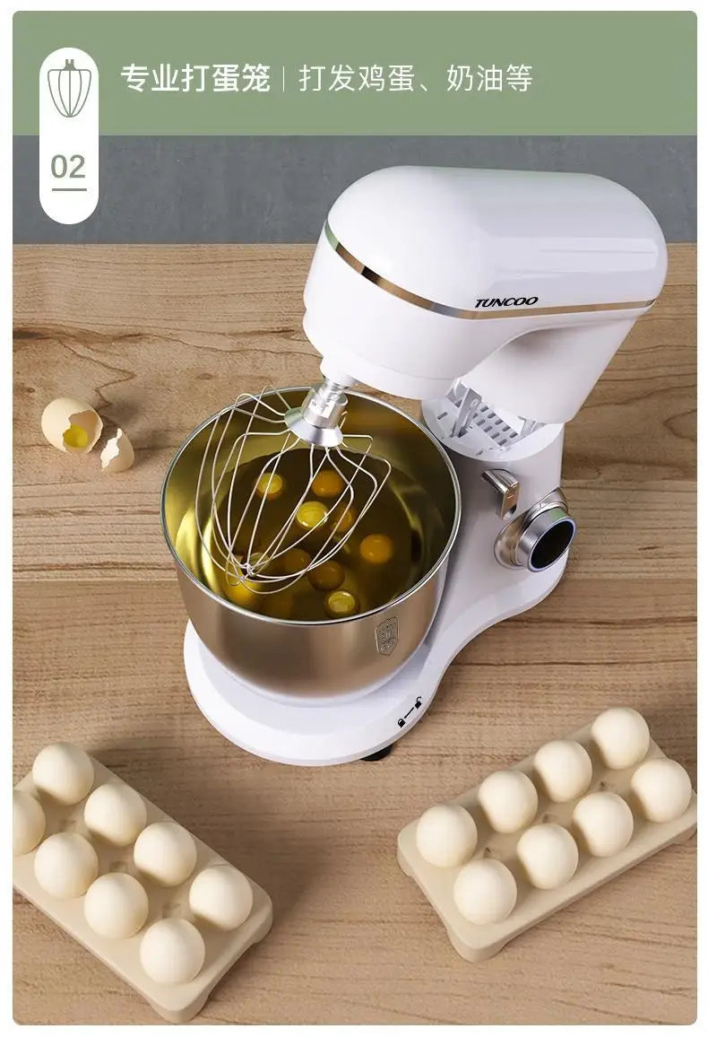 Household Small Automatic Egg Beater Multi-function Dough Mixer Bread Blenders Kitchen Aid Standing Spiral Stand Blender Machine