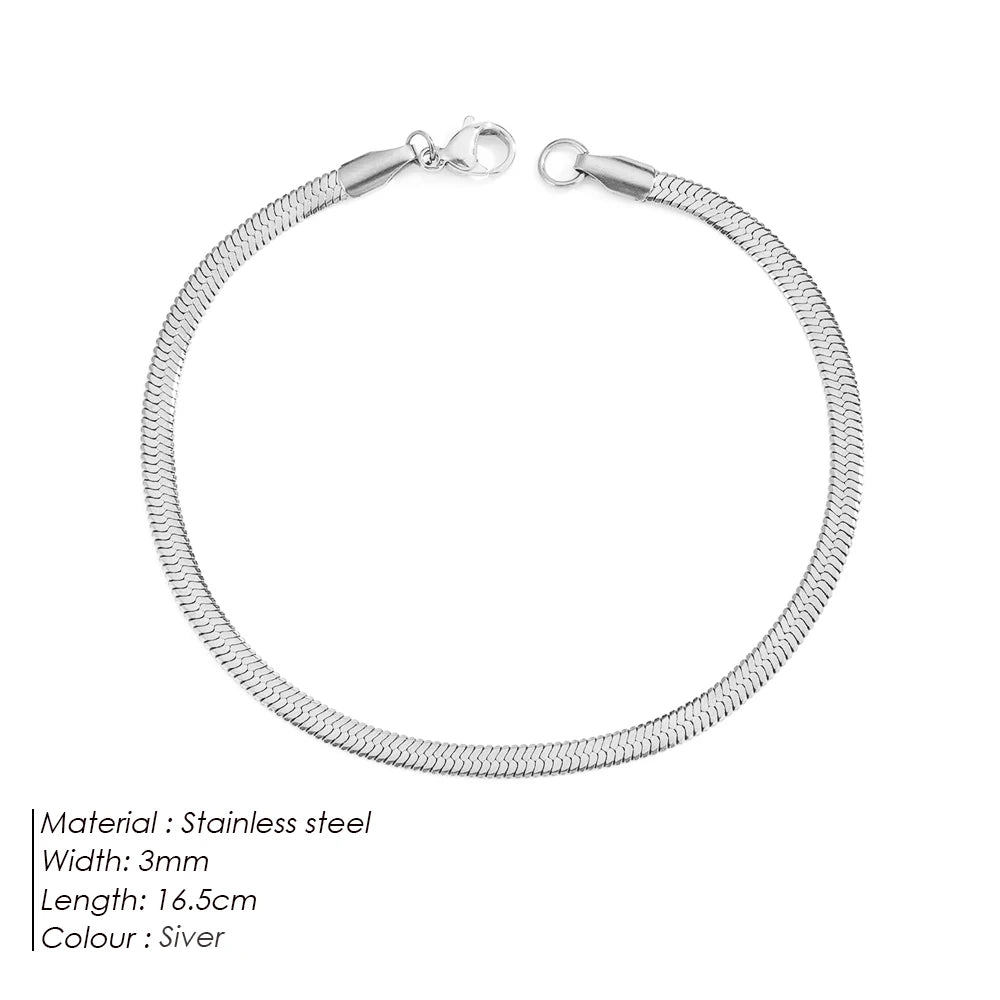 2024 New Fashion Silver Colour Sparkling Gypsophila Adjustable Stainless Steel Chain Bracelet for Women High Quality Jewelry