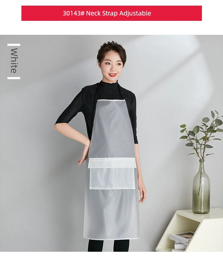 over the Knee TPU Transparent Dining Kitchen Household Apron