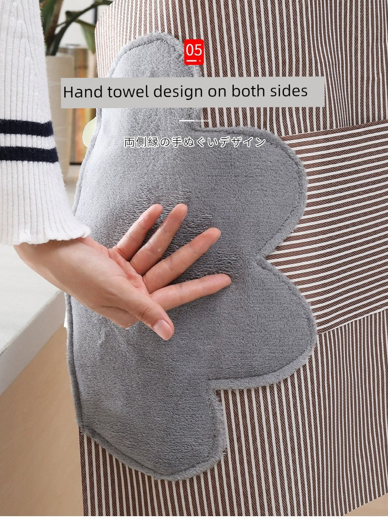 For Home Kitchen Waterproof Fashion Adults Can Wipe Hand Apron