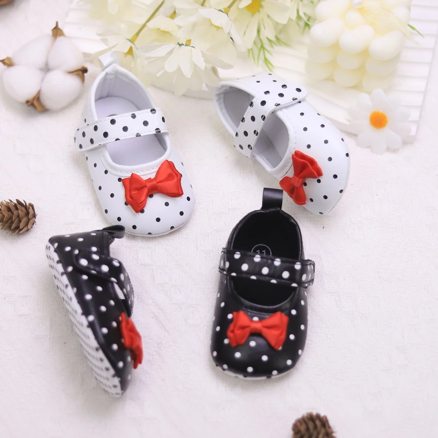 Baby Step Shoes Baby's First Pair of Toddler Shoes Baby Shoes Breathable Non-slip Girls Fashion Shoes Princess Style